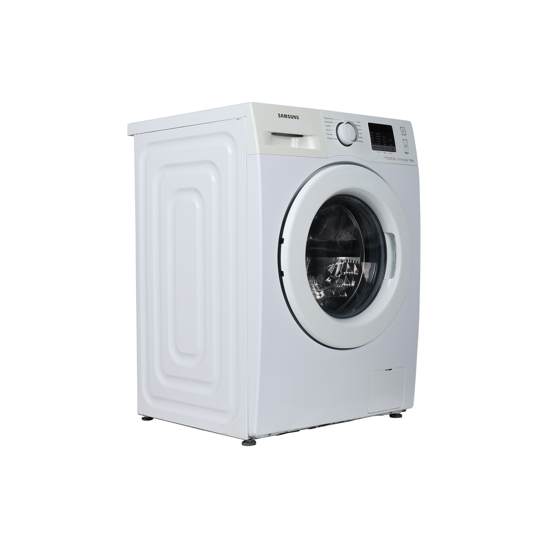 Lave-Linge Hublot 9 kg Reconditionné SAMSUNG WF90F5E0W2W : vue du côté gauche