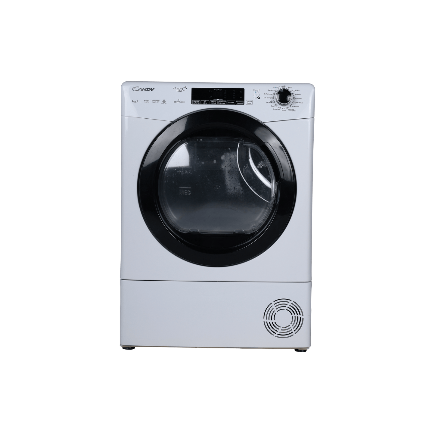 Seche-Linge Pompe À Chaleur 9 kg Reconditionné CANDY GVSFH9A3TBE-47 : vue de face