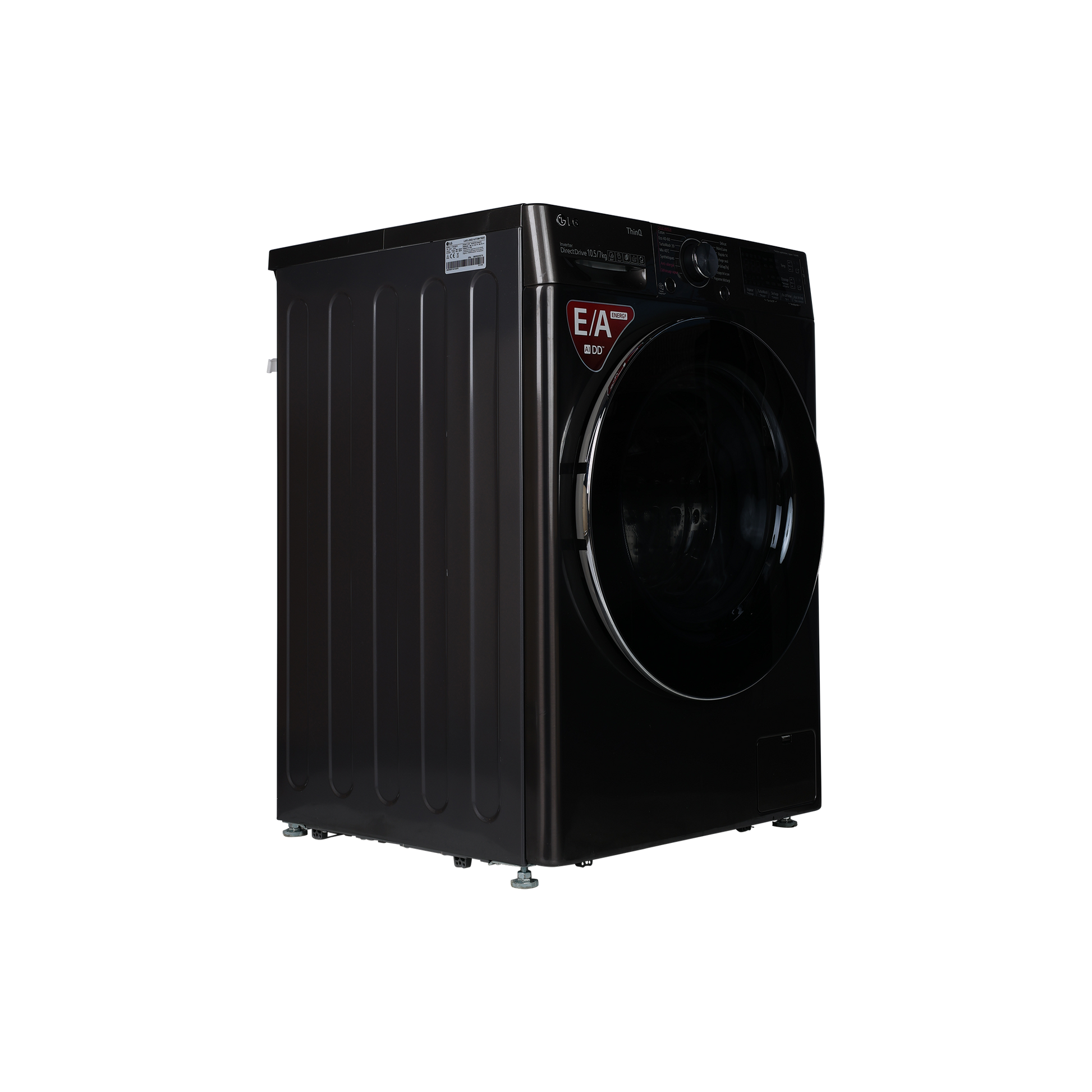 Lave-Linge Sechant 10.5 kg Reconditionné LG F174V72BSTA : vue du côté gauche