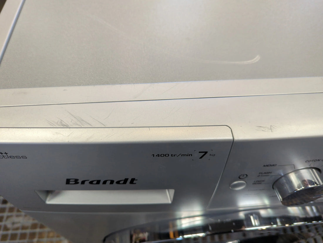 Lave-Linge Hublot 7 kg Reconditionné BRANDT BWF47TCS : détails