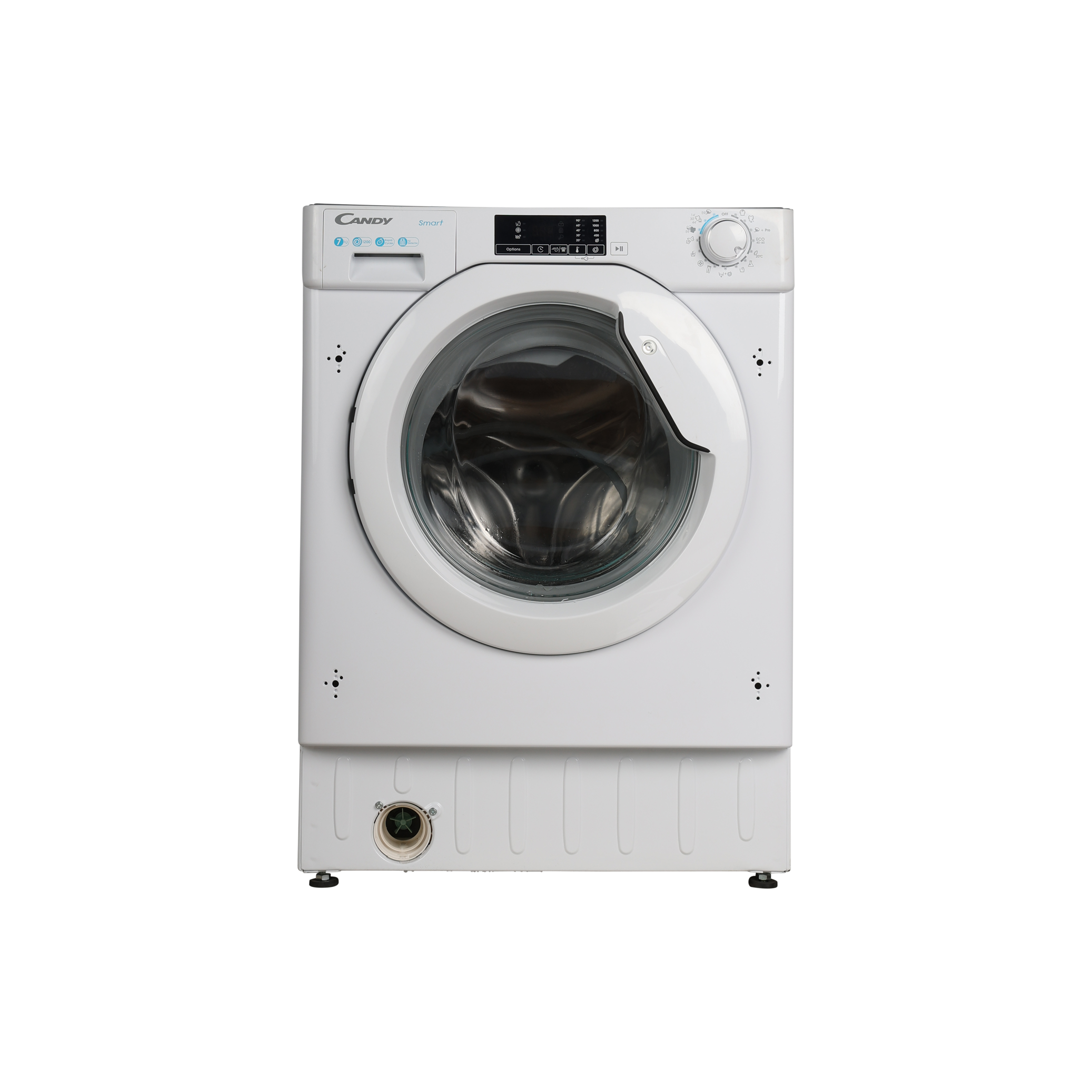 Lave Linge Frontale Candy 7Kg Blanc (CBW27D1E) - SpaceNet