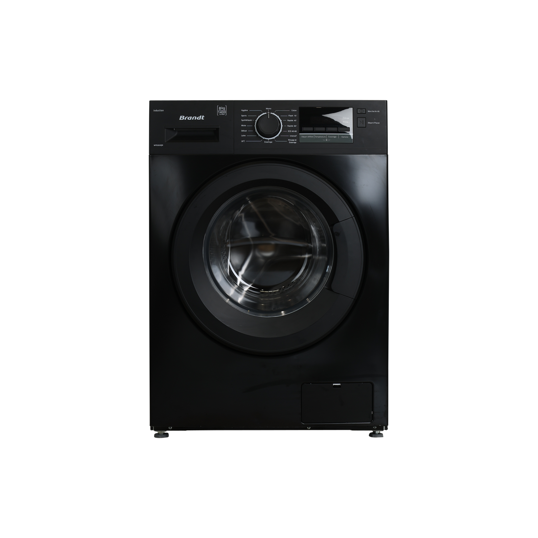 Lave-Linge Hublot 8 kg Reconditionné BRANDT WFB283QN : vue de face