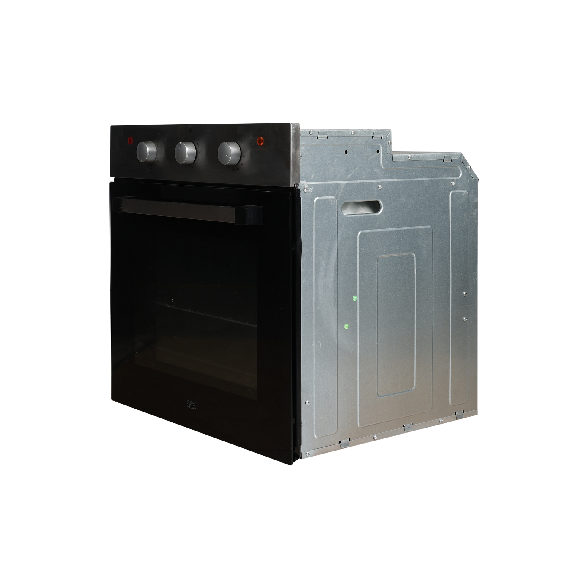 Four Chaleur Tournante 60 L Reconditionné COOKE & LEWIS OVFO60 : vue du côté droit