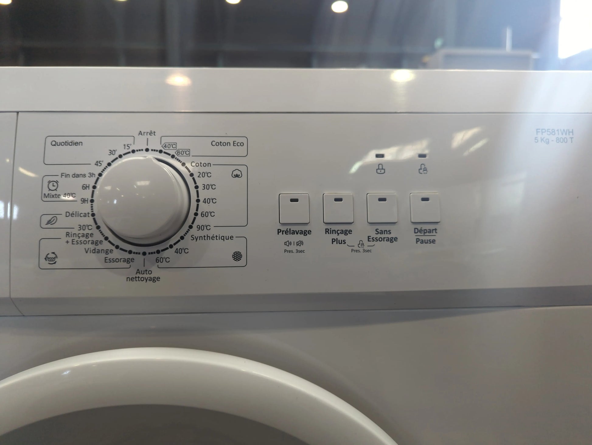 Lave-Linge Hublot 5 kg Reconditionné PROLINE FP582WH
