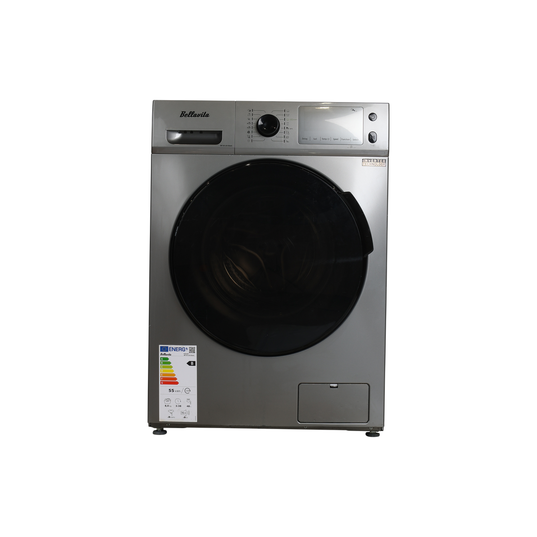 Lave-Linge Hublot 8 kg Reconditionné BELLAVITA WF 814 B S566C : vue de face
