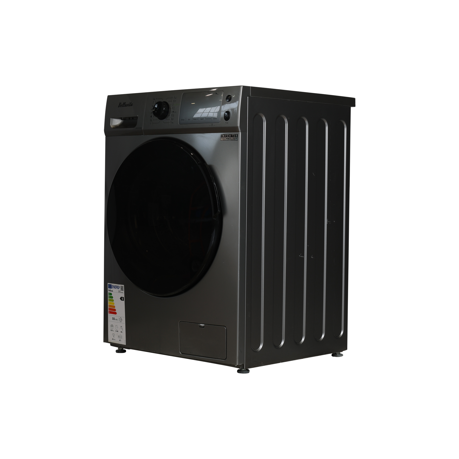 Lave-Linge Hublot 8 kg Reconditionné BELLAVITA WF 814 B S566C : vue du côté droit