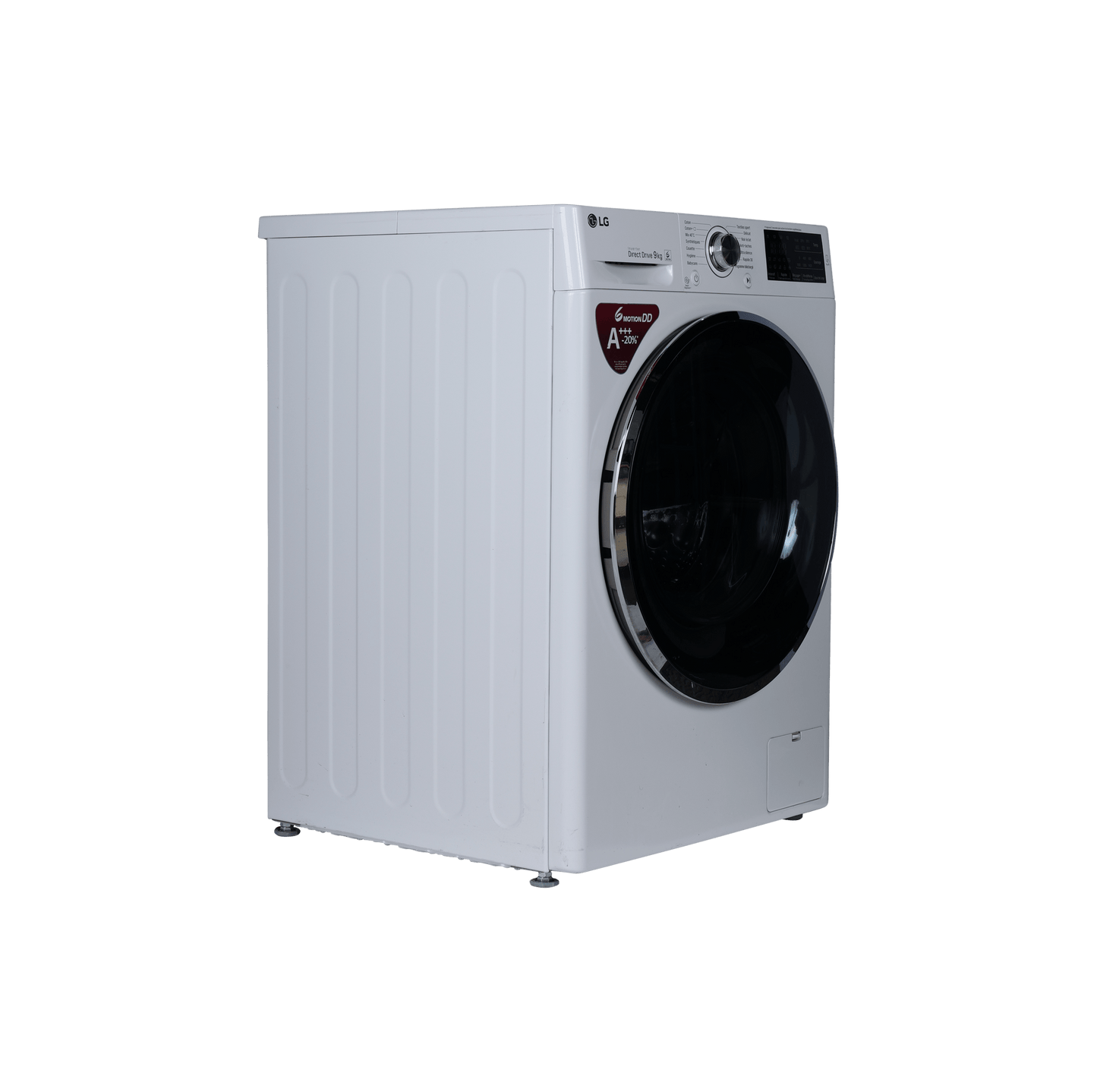 Lave-Linge Hublot 9 kg Reconditionné LG F94J62WH : vue du côté gauche