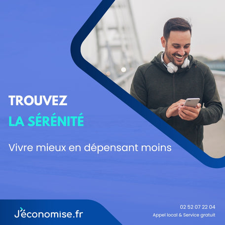 Une publicité de la marque Jéconomise.fr.