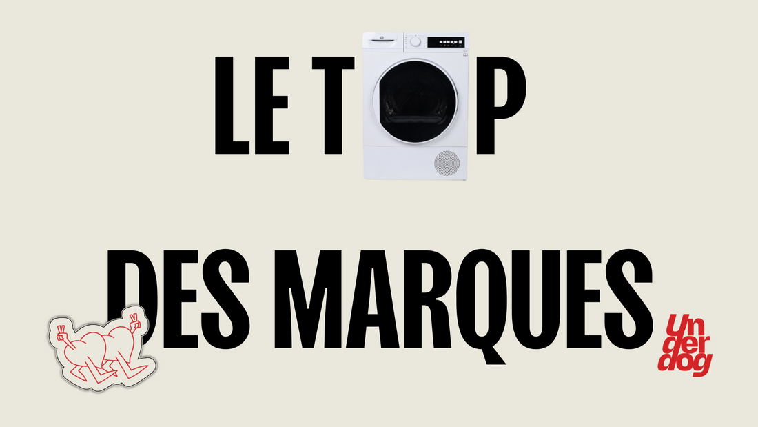 Une image du top des sèches-linge reconditionnés.