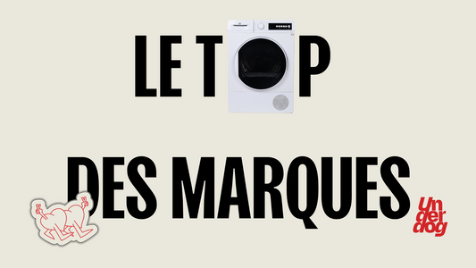 Une image du top des sèches-linge reconditionnés.