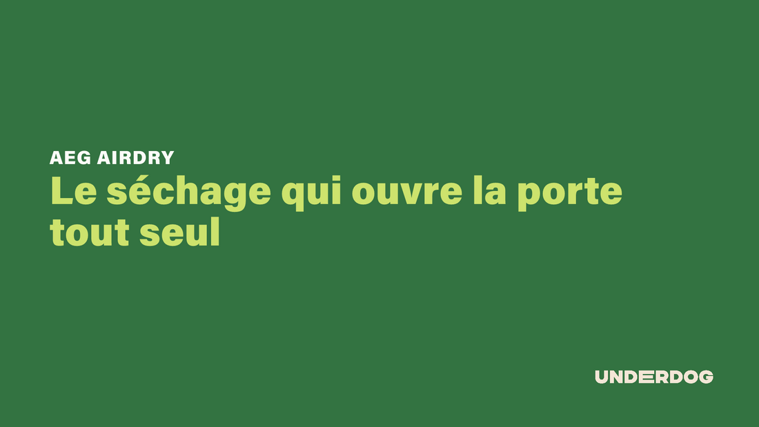 AEG AirDry, le séchage qui ouvre la porte tout seul