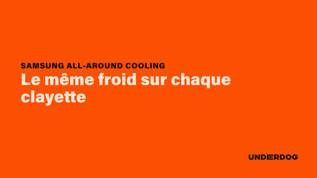 Le même froid sur chaque clayette avec All-Around Cooling de SAMSUNG