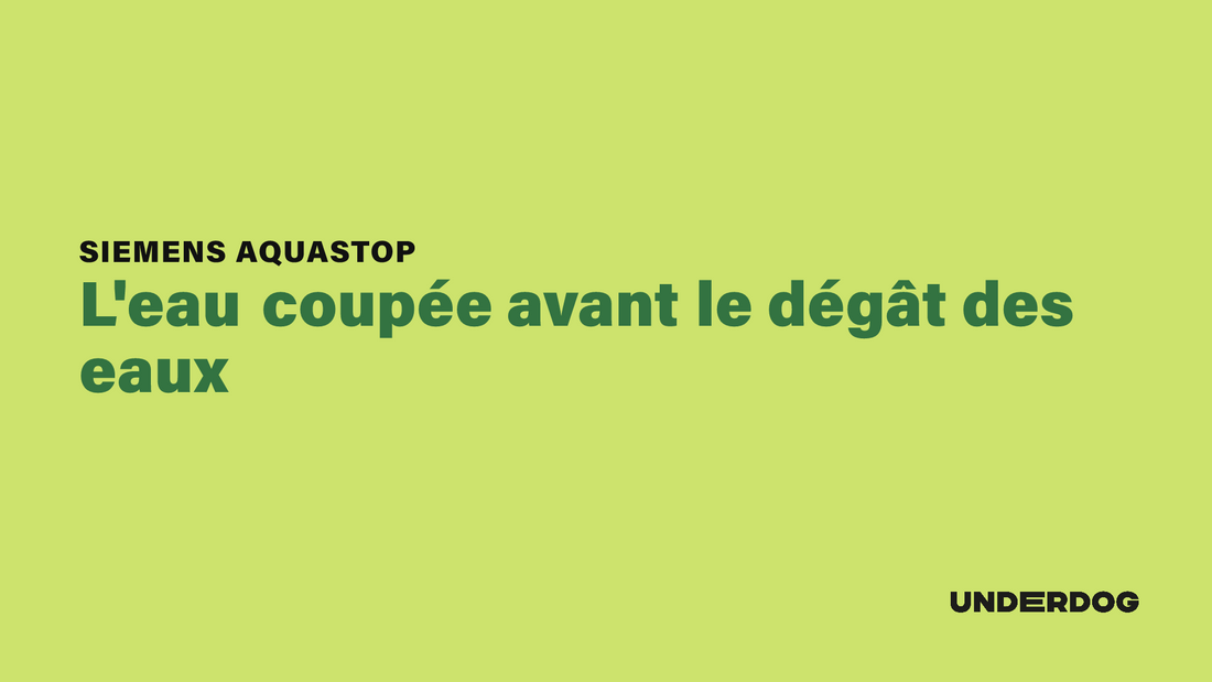 SIEMENS aquaStop, L'eau coupée avant le dégât des eaux