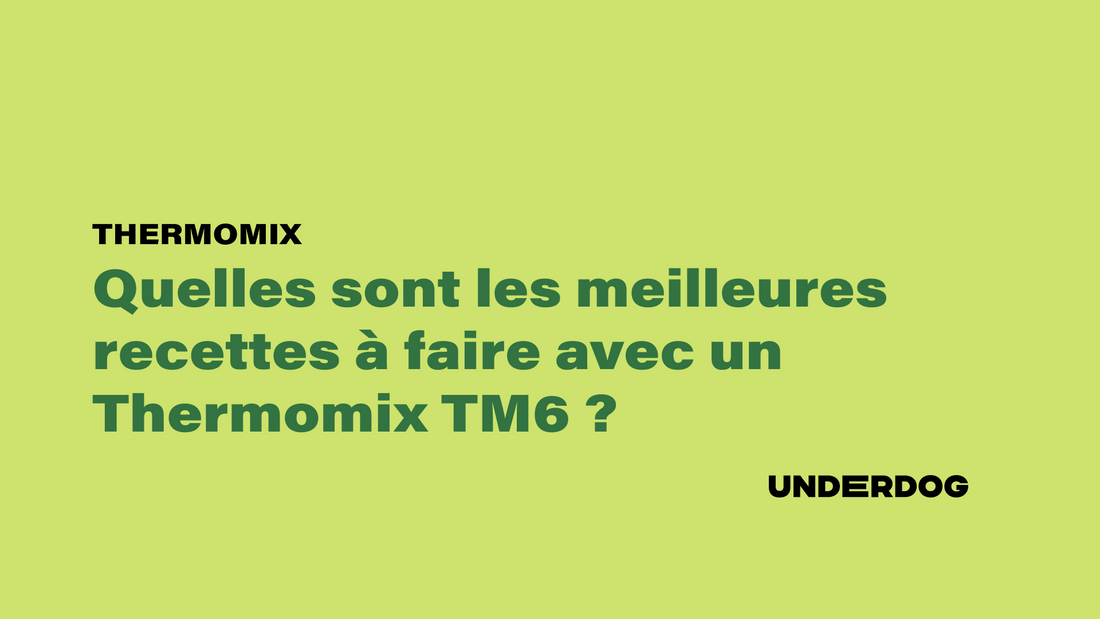Quelles sont les meilleures recettes à faire avec un Thermomix TM6 ?