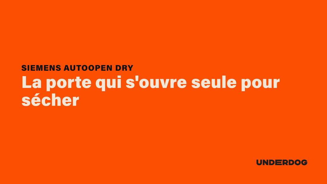 La porte qui s'ouvre seule pour sécher avec autoOpen Dry de SIEMENS