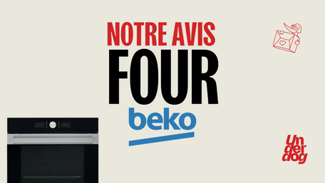 Logo de la marque de four Beko.