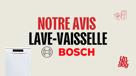 Logo de la marque de lave-vaisselle Bosch.