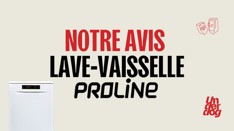 Logo de la marque de lave-vaisselle Proline.