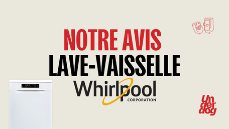 Logo de la marque de lave-vaisselle Whirlpool.
