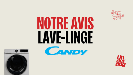 Logo de la marque de lave-linge Candy.