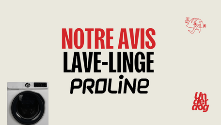 Logo de la marque de lave-linge Proline.