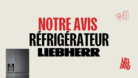 Logo de la marque de réfrigérateur Liebherr.