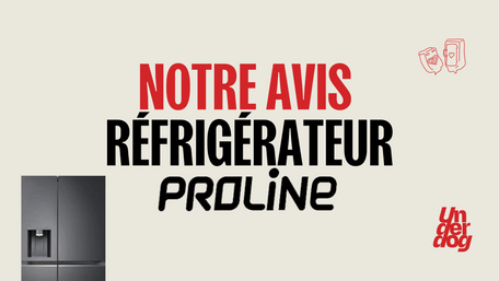 Logo de la marque de réfrigérateur Proline.