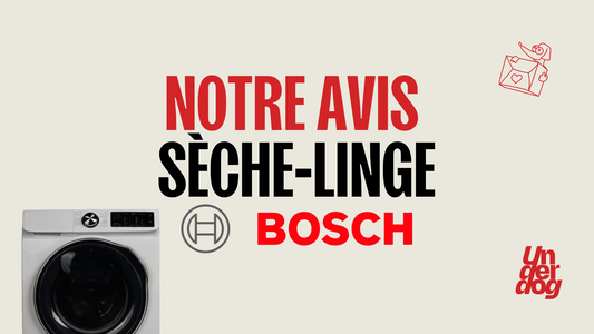 Logo de la marque de sèche-linge Bosch.