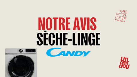 Logo de la marque de sèche-linge Candy.