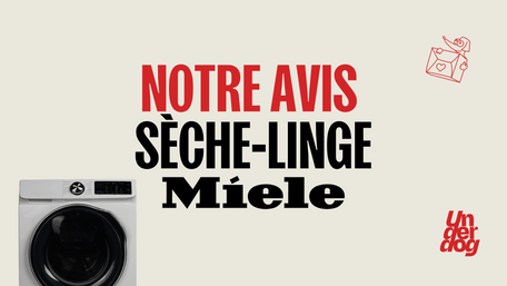 Logo de la marque de sèche-linge Miele.