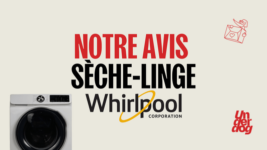 Logo de la marque de sèche-linge Whirlpool.