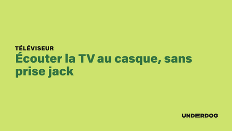 Écouter la TV au casque, sans prise jack sur les téléviseur led SAMSUNG