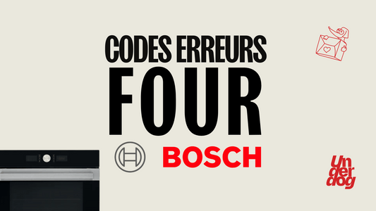 Logo de la marque de four Bosch.