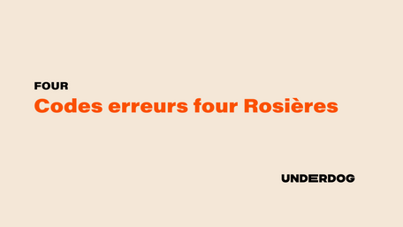 Logo de la marque de four Rosières