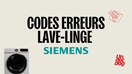 Liste des codes erreurs lave-linge Siemens