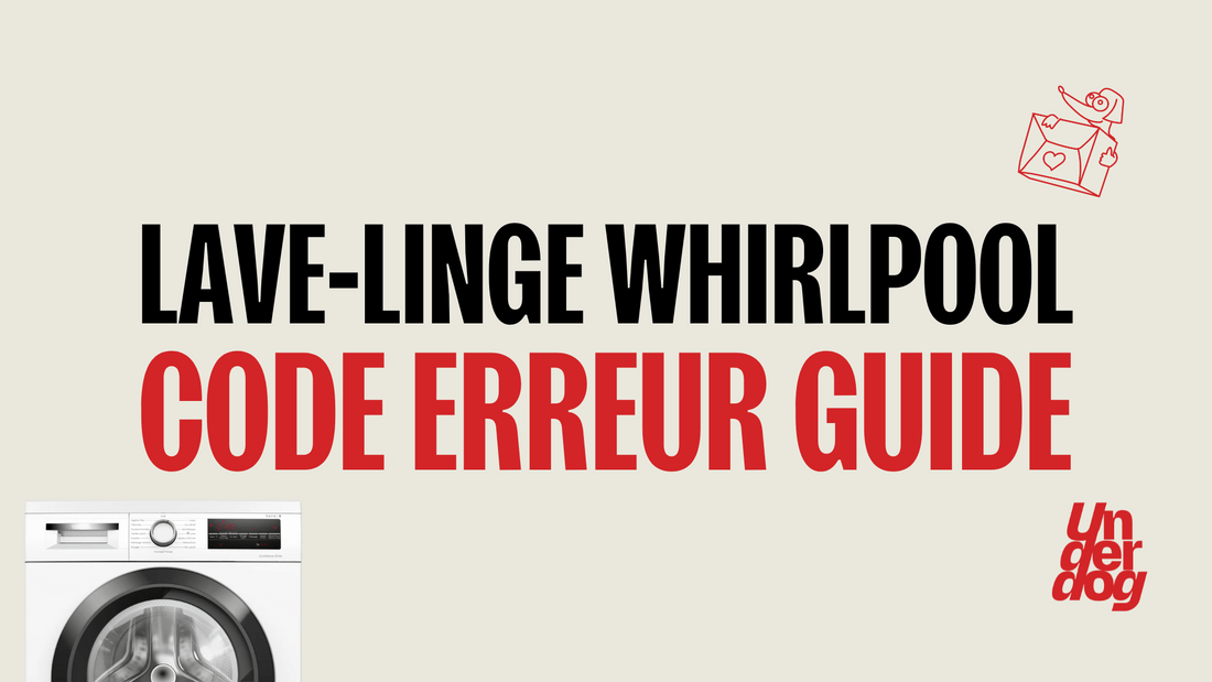 Explication code erreur lave-linge de la marque Whirlpool