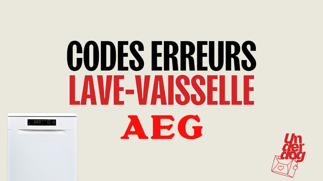 Logo de la marque de lave-vaisselle AEG.