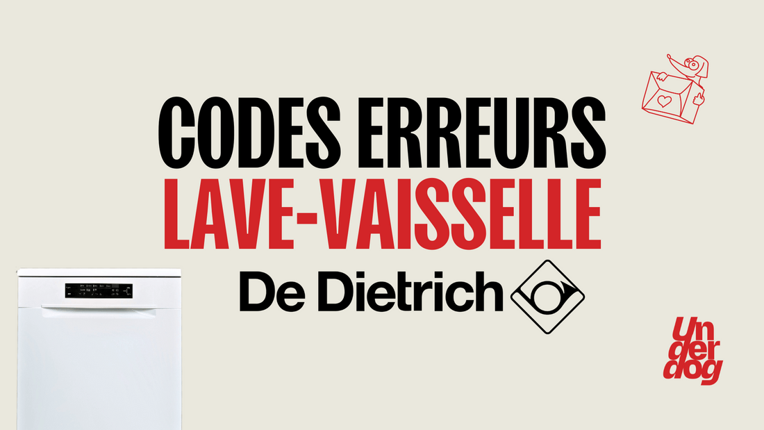 Logo de la marque de lave-vaisselle De Dietrich.