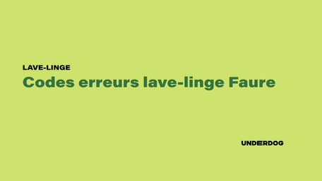 Logo de la marque de lave-linge Faure