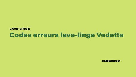 Logo de la marque de lave-linge Vedette