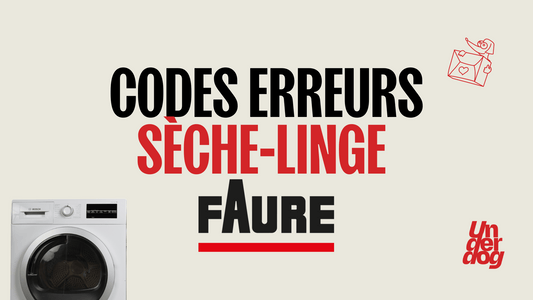 Logo de la marque de sèche-linge Faure.