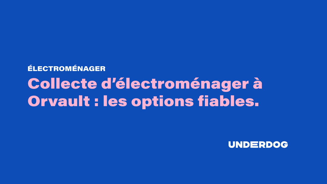 Collecte d’électroménager à Orvault : les options fiables