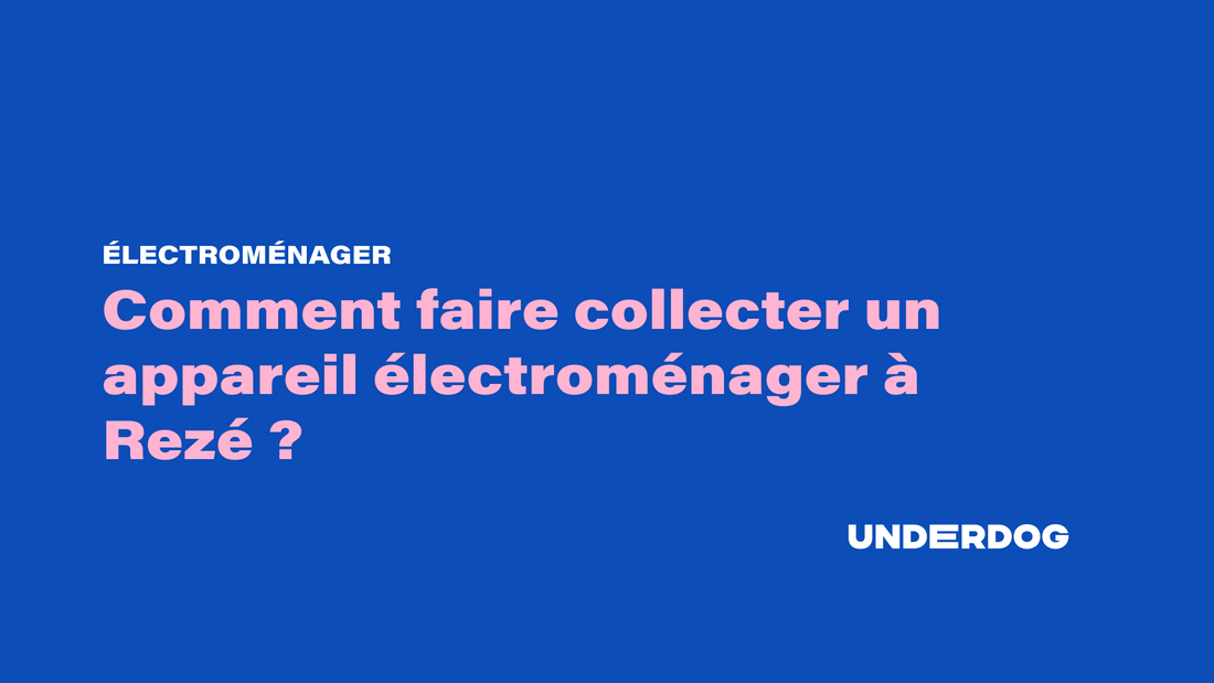 Comment faire collecter un appareil électroménager à Rezé ?