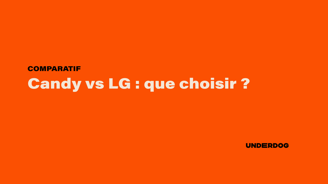Le logo de la marque Candy et LG