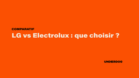 Le logo de la marque LG et Electrolux