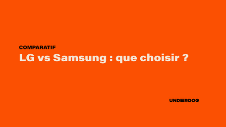 Le logo de la marque LG et Samsung