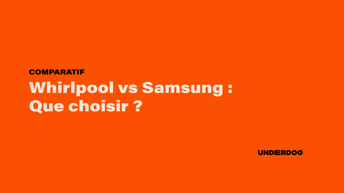 Le logo de la marque Whirlpool et Samsung
