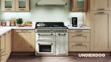 Cuisine en kit avec de l'électroménager