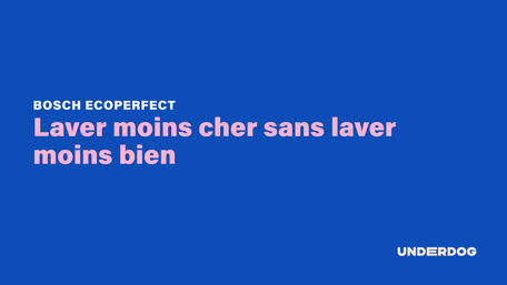 Laver moins cher sans laver moins bien avec EcoPerfect de BOSCH