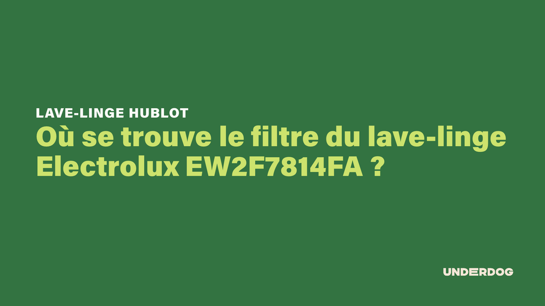 Où se trouve le filtre du lave-linge Electrolux EW2F7814FA ?